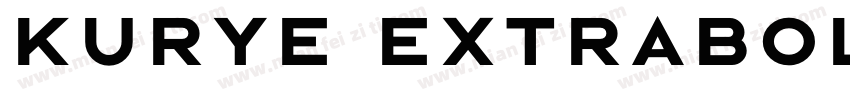 Kurye ExtraBold字体转换